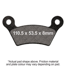 Load image into Gallery viewer, EBC 08-09 Can Am Spyder RS SE5 Rear Left Semi-Sintered Vee Brake Pads