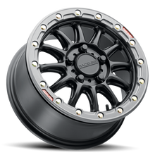 Load image into Gallery viewer, Raceline A14BG Alpha 15x7in/5x114.3 BP/25mm Offset/68mm Bore - Black &amp; Gunmetal Ring Beadlock Wheel