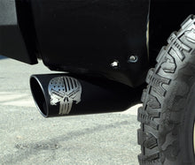 Load image into Gallery viewer, Gibson 18-22 Jeep Wrangler Sport 3.6L 2.5in Patriot Skull Series Cat-Back Dual Exhaust - Blk Ceramic