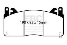 Load image into Gallery viewer, EBC 2015+ Ford Mustang GT350 Bluestuff Front Brake Pads