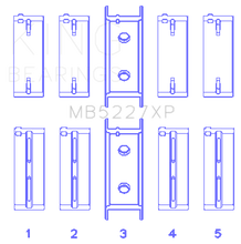 Load image into Gallery viewer, King Engine Bearings Mitsubishi 4G63/4G64 6 Bolt 1st Gen DSM Performance Main Bearing Set - Size STD