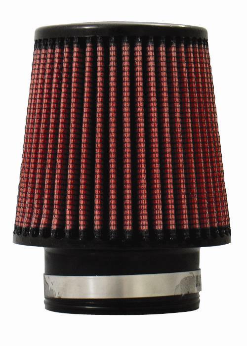 Injen High Performance Air Filter - 3.00 Black Filter 6 Base / 5 Tall / 4 Top - 45 Pleat