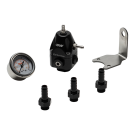 DeatschWerks DWR550C Adjustable Carburetor Regulator w/ 3/8in Barb Fittings and Gauge