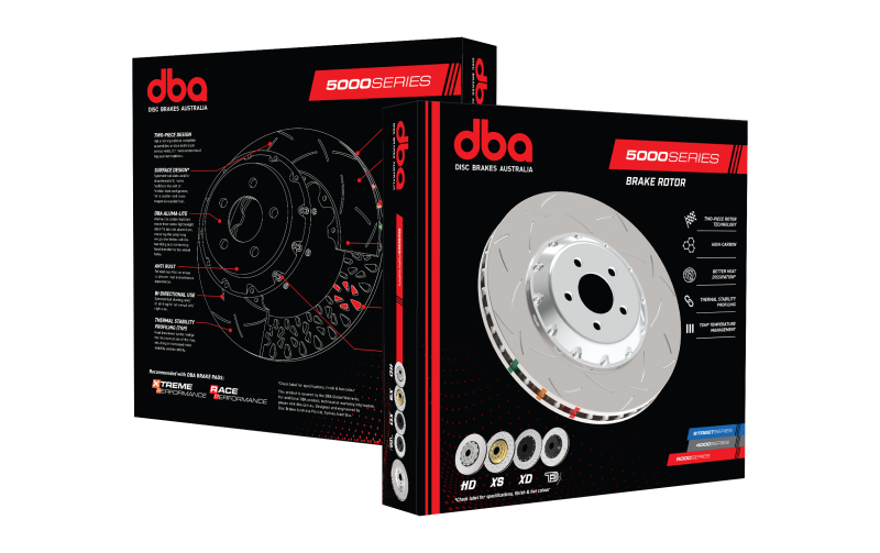 DBA 2021+ Toyota GR Yaris T3 5000 Series Slotted Front Rotor