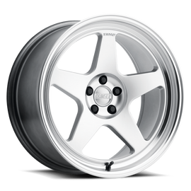Kansei K12H Knp 15x8in / 4x100 BP /0mm Offset / 73.1mm Bore - Hyper Silver Wheel