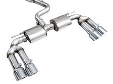 Load image into Gallery viewer, AWE Tuning 22-24 Audi 8Y S3 Touring Edition Exhaust - Chrome Silver Tips