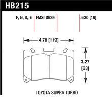 Load image into Gallery viewer, Hawk 93-98 Toyota Supra TT HPS Street Front Brake Pads