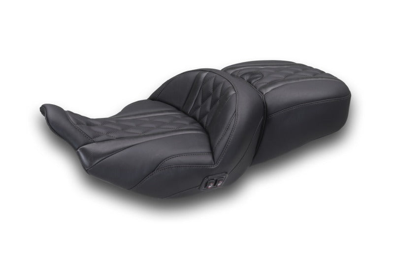Mustang 2023-2025 Harley CVO Road Glide (ST) Heated Standard Reach One-Piece, 2 UP Seat Black