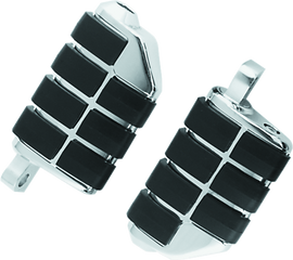 Kuryakyn Dually ISO Peg With Male Mount Adapter Chrome (Pair)