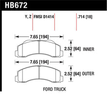 Load image into Gallery viewer, Hawk 10-11 Ford Expedition/F-150 SVT Raptor / 10-11 F-150 LTS Front Street Brake Pad