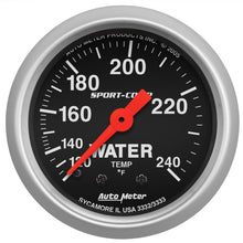 Load image into Gallery viewer, Autometer Sport-Comp 52.4mm 120-240 F Mech 2in Water Temp