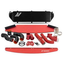 Load image into Gallery viewer, Mishimoto 2023+ Toyota GR Corolla Intercooler &amp; Pipe Kit - Black Cooler - Red Pipes