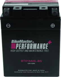 BikeMaster Battery - BTX14AHL-BS