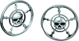 Kuryakyn Zombie Speaker Grills Chrome