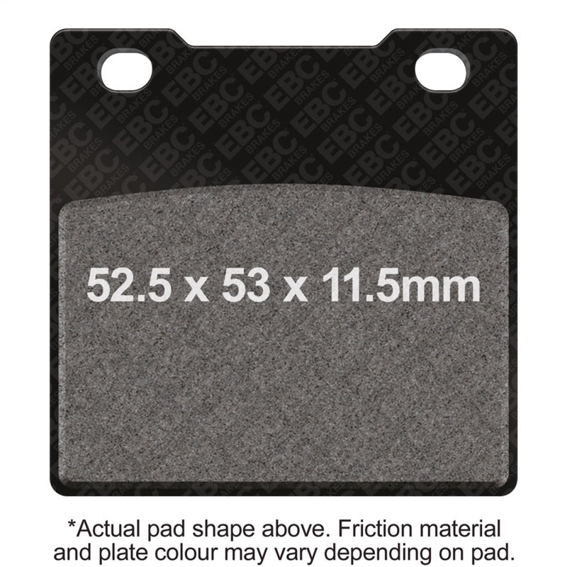 EBC 79-81 Honda CB 650 Front Left/Right Semi-Sintered Vee Brake Pads