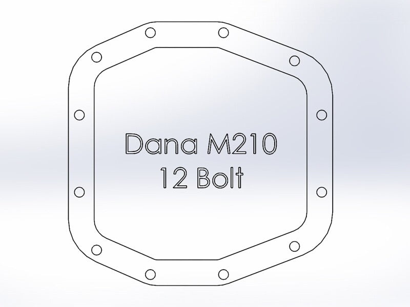 aFe Power Pro Series Front Differential Cover Black (Dana M210) 18-19 Jeep Wrangler JL 2.0L (t)