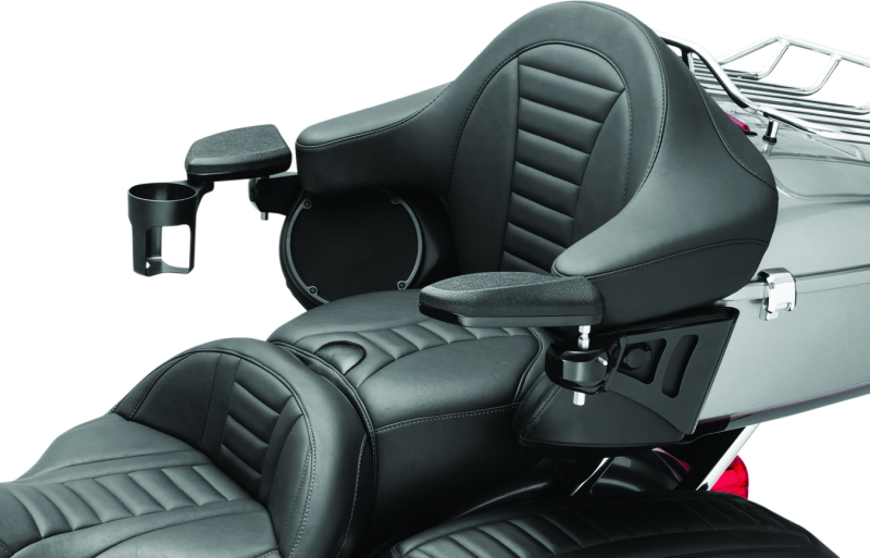 Kuryakyn Passenger Armrests 14-23 Touring &amp; Tri Glide Black