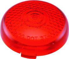 Load image into Gallery viewer, Bikers Choice Replacement Honeycomb Red Lens For LED Bullet Turn Signal