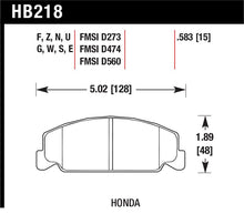 Load image into Gallery viewer, Hawk 88-89 Civic Si / 92-00 Civic CX / 88-00 DX / 98-00 GX HP Plus Street  Front Brake Pads
