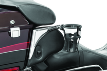 Load image into Gallery viewer, Kuryakyn Reflex Drink Holder Right Side HD Touring Passenger Mount 96-13 Chrome