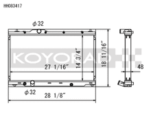 Load image into Gallery viewer, Koyo 2017 Honda Civic Type-R Radiator