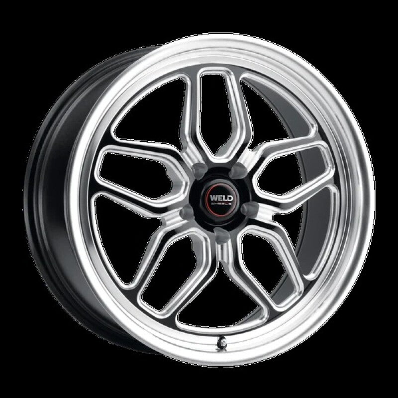 Weld Laguna Drag S152 17x10 / +49 / 5x114.3 / 78.1 CB - Gloss Black W/ Milled Spoke