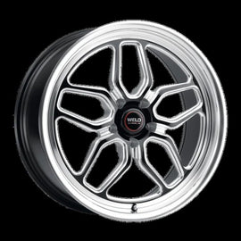 Weld Laguna Drag S152 17x10 / +49 / 5x114.3 / 78.1 CB - Gloss Black W/ Milled Spoke