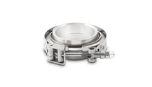 Load image into Gallery viewer, Vibrant AL V-B Flange Assembly for 4in OD Tubing incl 2 AL V-b flanges 1 SS V-B Clamp 1 Viton O-Ring