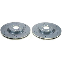 Load image into Gallery viewer, Power Stop 20-21 Chevrolet Corvette Rear Evolution Drilled &amp; Slotted Rotor - Pair