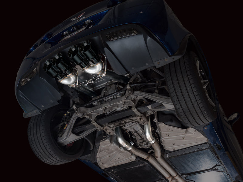 AWE Tuning C6 Chevrolet Corvette Z06/ZR1 Touring Edition Axle-Back Exhaust w/ Diamond Black Tips