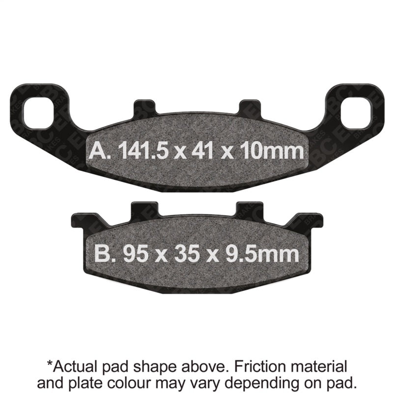 EBC 96-97 Kawasaki ZL 600 B Eliminator Front Left/Right Semi-Sintered Vee Brake Pads