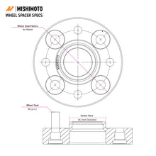 Load image into Gallery viewer, Mishimoto Wheel Spacers - 5x120 - 67.1 - 20 - M14 - Black