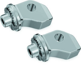 Kuryakyn Splined Peg Adapters Front Indian Scout Chrome