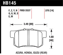 Load image into Gallery viewer, Hawk 06+ Civic Si HP+ Street Rear  Brake Pads