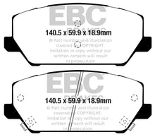 Load image into Gallery viewer, EBC Racing 19-21 Hyundai Veloster (2nd Gen) 2.0 Turbo N RP-1 Race Front Brake Pads