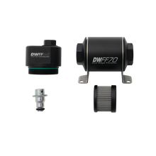 Load image into Gallery viewer, DeatschWerks DWFFR-X 70mm Billet Fuel Filter Regulator - 10 Micron