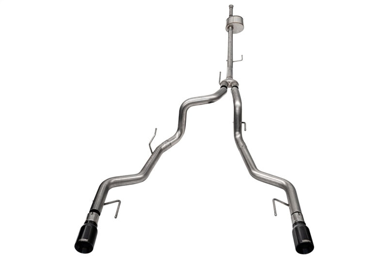 Corsa 2022-2025 Ford F-150 SuperCrew/5.5ft Bed 5.0L V8 Xtreme Cat-Back Dual Rear Exit-Black PVD