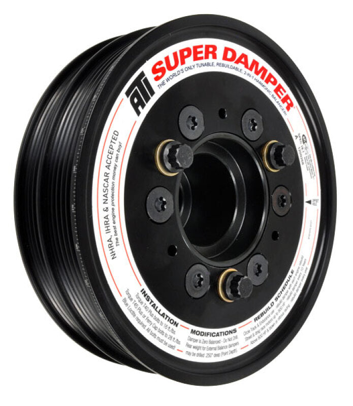 ATI Damper - 6.78in - Alum - 6 Grv - Ford Ecoboost 3.3L/3.5L/3.7L V6