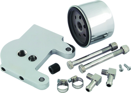 Bikers Choice 76-99 4 Speed Big Twin / Softail Oil Filter / Voltage Regulator Mounting Kit