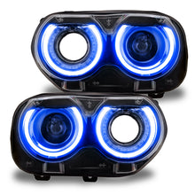 Load image into Gallery viewer, Oracle 15-21 Dodge Challenger RGB+W Headlight DRL Upgrade Kit - ColorSHIFT+W