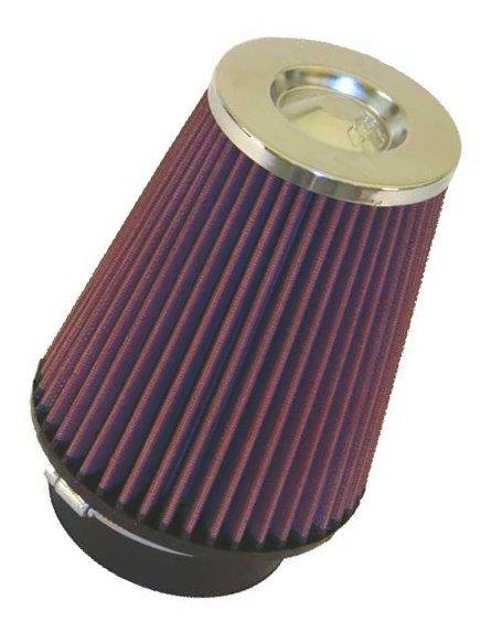 K&N Filter Universal Rubber Filter 3.75in Flange ID / 5.375in Base OD / 4.375in Top OD / 5in Height