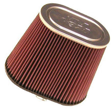 Load image into Gallery viewer, K&amp;N Universal Oval Clamp-On Air Filter 2-3/4in Flange 6-1/4in Length 4in Width 5in Height