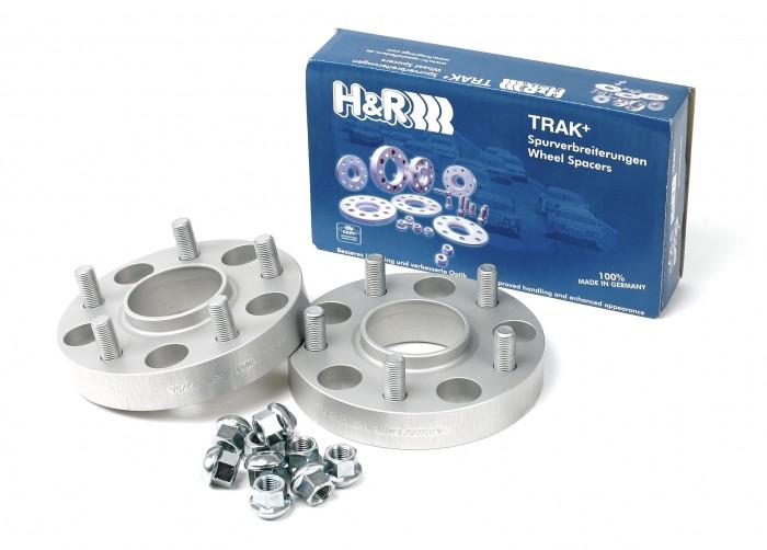 H&R Trak+ 25mm DRM Wheel Adaptor Bolt 5/100 Center Bore 56 Stud Thread 12x1.25
