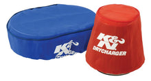 Load image into Gallery viewer, K&amp;N Drycharger Air Filter Wrap Round Tapered Black 5.375in Base ID x 4.375in Top ID x 7 H