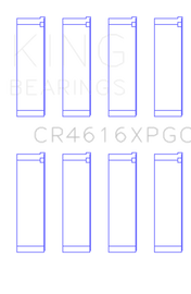 King Engine Bearings Subaru FA20 pMaxKote Performance Rod Bearing Set - Size STD