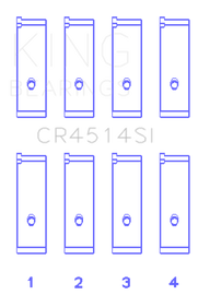 King Engine Bearings Toyota 1AZFE/2AZFE Rod Bearing Set - Size STD