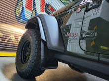 Load image into Gallery viewer, Rally Armor 19-25 Jeep JT Gladiator (Mojave/Rubicon) Black Mud Flap w/Metallic Black Logo