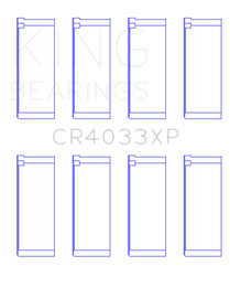 King Engine Bearings Honda F20C/F22C/B20/H22 16V Performance Rod Bearing Set - Size STD