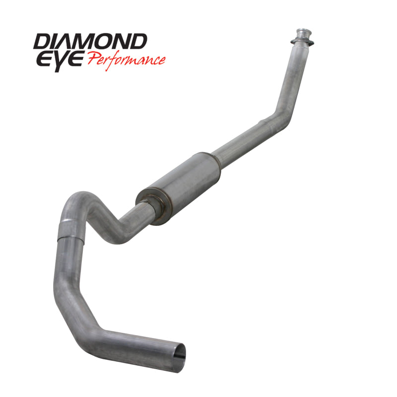 Diamond Eye KIT 4in Turbo Back SGL AL: 98.5-02 DODGE CUMMINS 5.9L