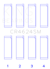 King Engine Bearings Hyundai G4KE/G4KC Rod Bearings (Set of 4)